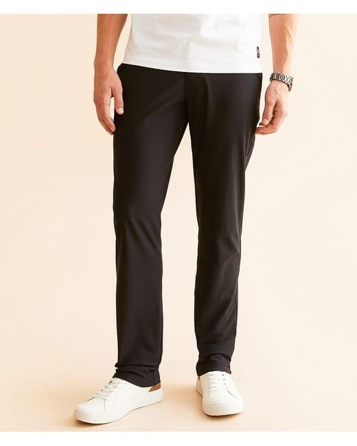 Maven Co-op Black The Back Nine Chino Stretch Pant for men