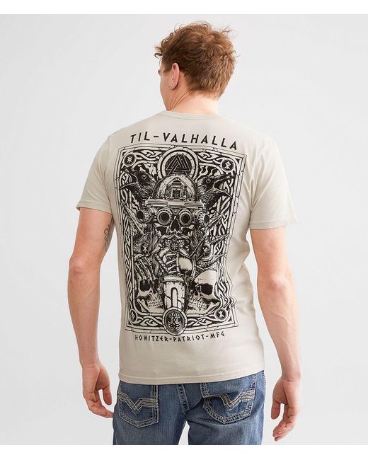 Howitzer Gray Two Crows T-Shirt for men