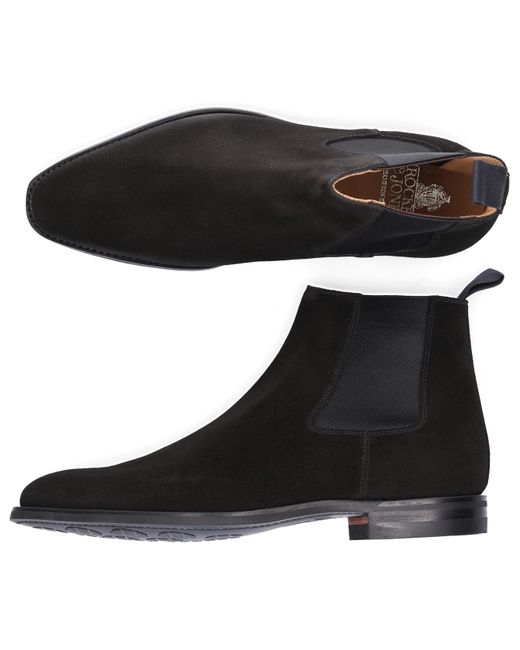 Crockett & Jones Schuhe Chelsea Boots LINGFIELD schwarz in Schwarz für  Herren | Lyst DE