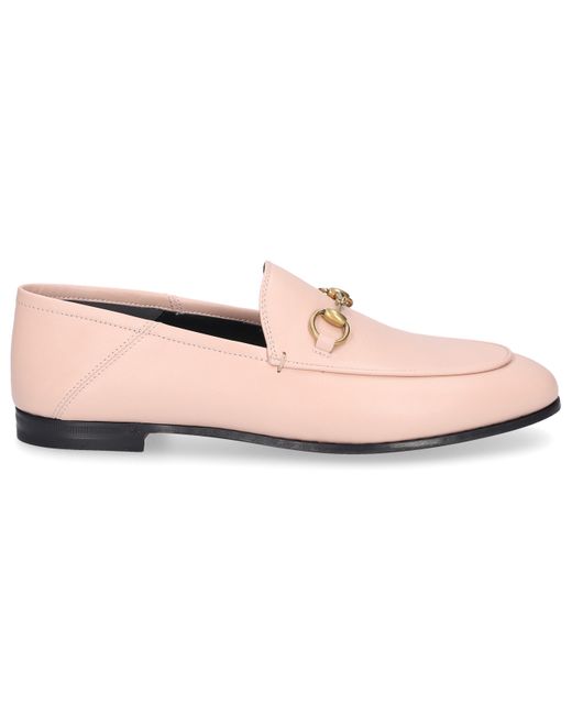 reagere Inde Misvisende Gucci 10mm Brixton Leather Loafer in Light Pink (Pink) - Save 62% - Lyst