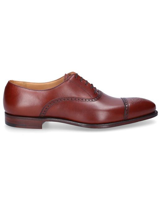 Crockett & Jones Leather Business Shoes Oxford Malton Calfskin in Brown for  Men | Lyst Canada