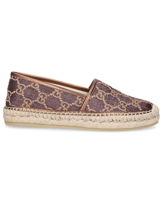 Gucci Leather Espadrille in Brown - Save 24% - Lyst