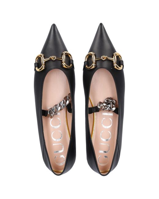 gucci ballet flat with horsebit
