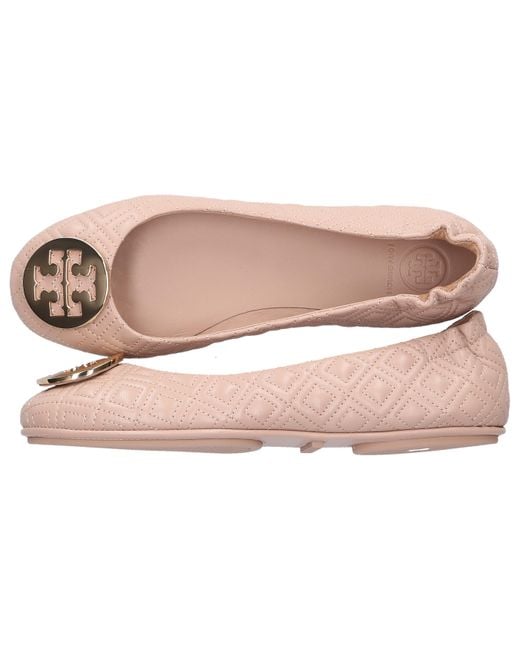 tory burch minnie travel ballet with logo