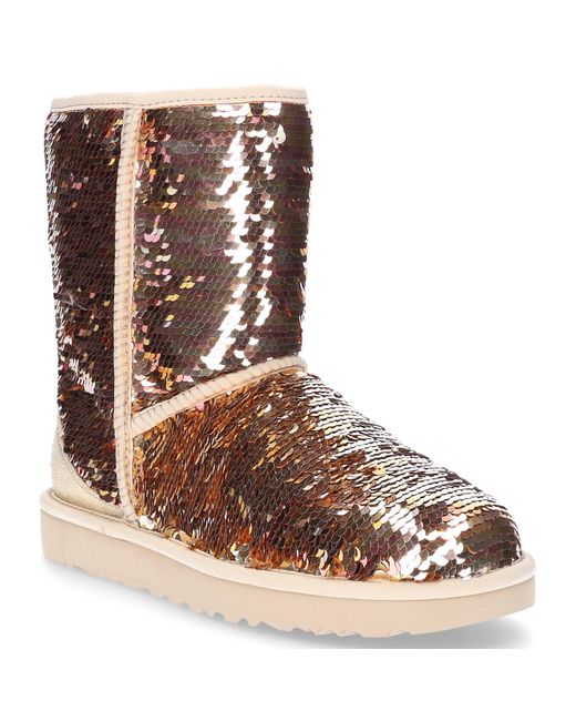 UGG Ankle Boots Sequin Sequins Yellow Lyst