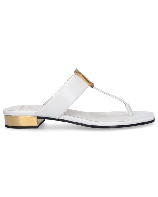 balmain flip flops