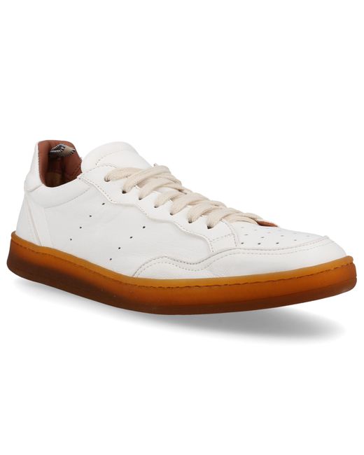 Elia Maurizi Low-top Sneakers 1166v9 Calfskin in White | Lyst UK