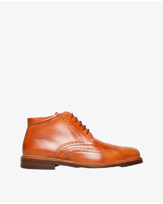 Heinrich Dinkelacker Schuhe Stiefeletten GENF H FULL-BROGUE TC Toscana calf  in Orange für Herren | Lyst DE