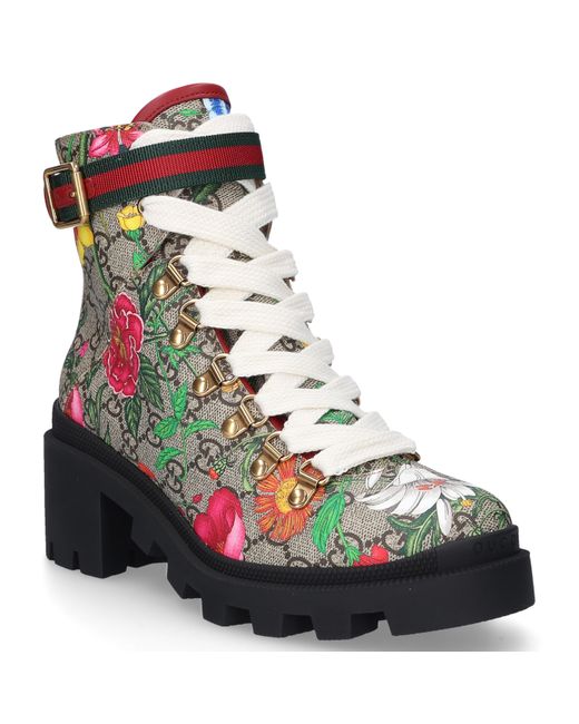 gucci flower boots