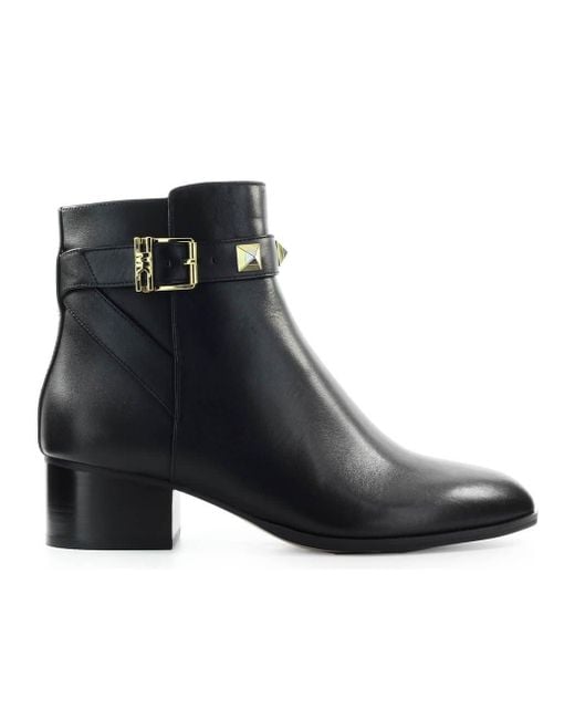 Michael Kors Cowboy-/ Biker Ankle Boots Britton in Black | Lyst Australia