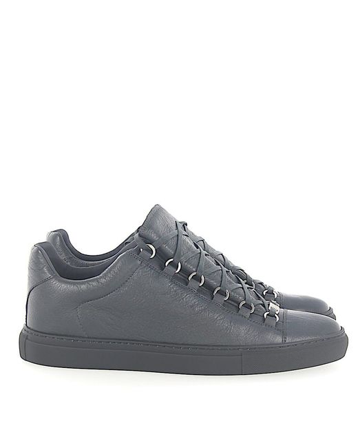 Balenciaga Sneaker ARENA Low Leder grau crinkled in Grau für Herren | Lyst  DE