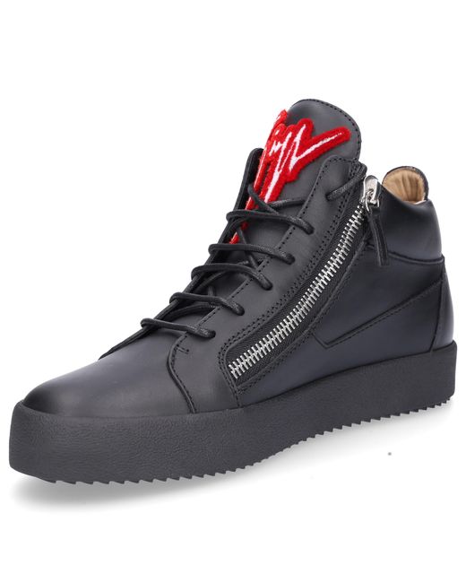 giuseppe zanotti watch leather sneaker