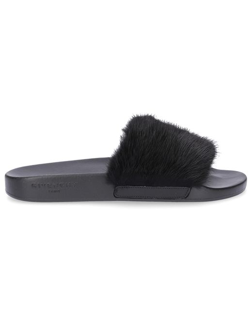 black givenchy slides