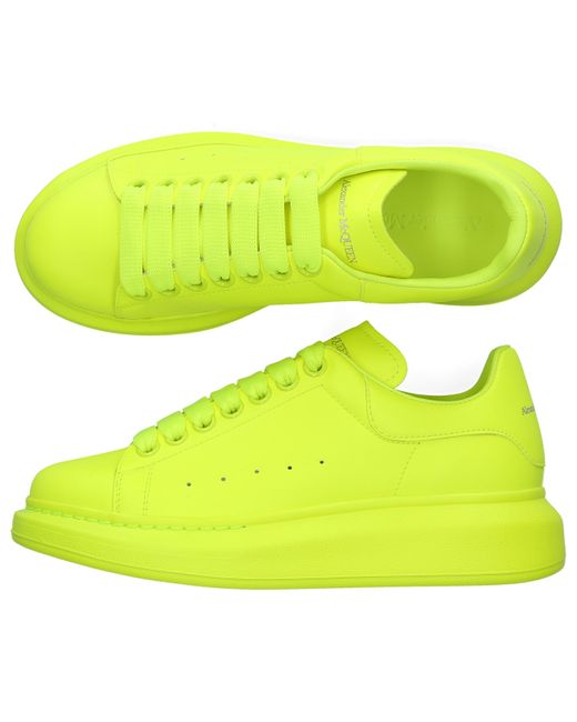 yellow alexander mcqueen sneakers