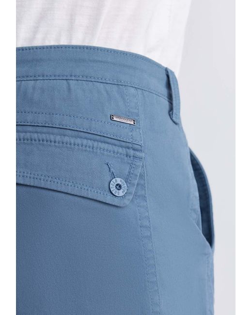 Buffalo David Bitton Blue Buffalo Jeans Hadrian Flat Front Shorts for men