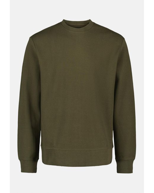 Buffalo David Bitton Green Buffalo Jeans Kaya Relaxed Crewneck Sweatshirt for men