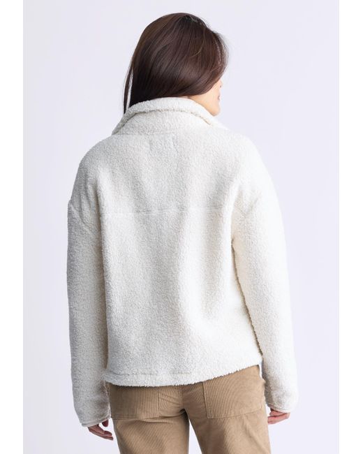 Buffalo David Bitton White Buffalo Jeans Sena Sherpa Jacket With Chest Pocket