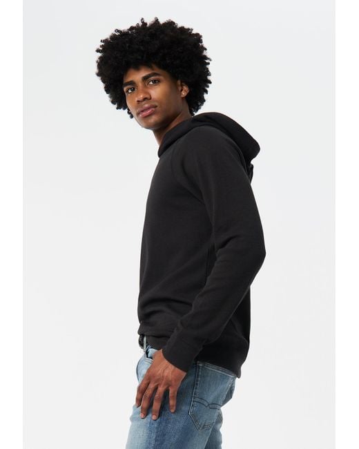 Buffalo David Bitton Black Buffalo Jeans Kimber Relaxed Hooded Sweatshirt for men