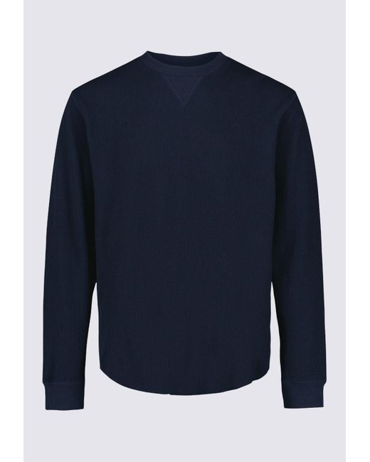 Buffalo David Bitton Blue Buffalo Jeans Kaleb Long-Sleeve Crewneck Top for men