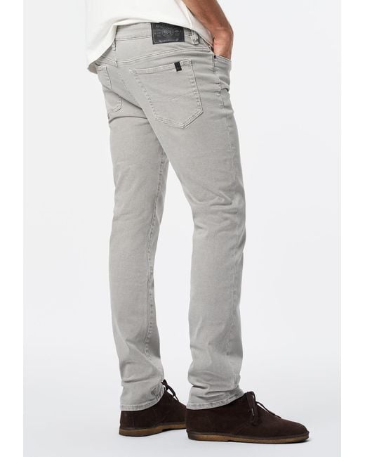 Buffalo David Bitton Gray Buffalo Jeans Straight Six Pants for men