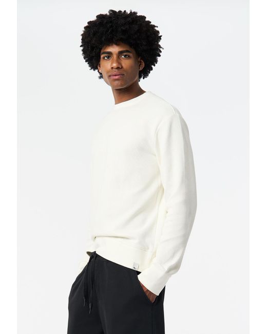 Buffalo David Bitton White Buffalo Jeans Kaya Relaxed Crewneck Sweatshirt for men