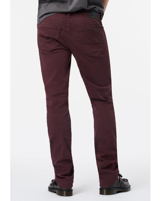 Buffalo David Bitton Purple Buffalo Jeans Straight Six Freedom Flex Pants for men