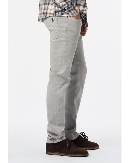 Buffalo David Bitton Gray Buffalo Jeans Straight Six Pants for men