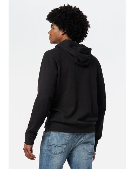Buffalo David Bitton Black Buffalo Jeans Kimber Relaxed Hooded Sweatshirt for men