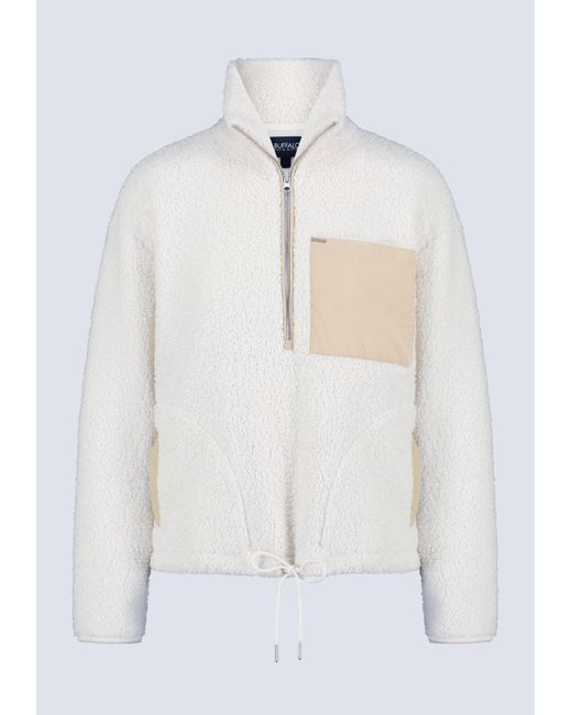 Buffalo David Bitton White Buffalo Jeans Sena Sherpa Jacket With Chest Pocket