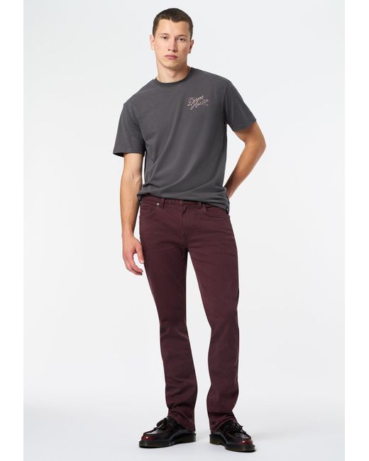 Buffalo David Bitton Purple Buffalo Jeans Straight Six Freedom Flex Pants for men