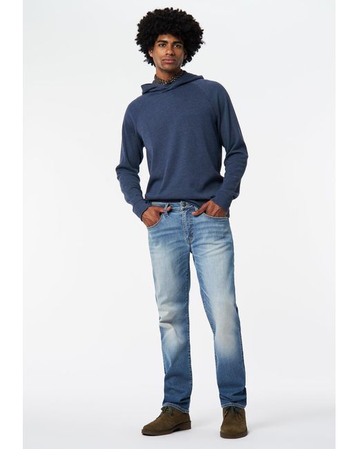 Buffalo David Bitton Blue Buffalo Jeans Kimber Relaxed Hooded Sweatshirt for men