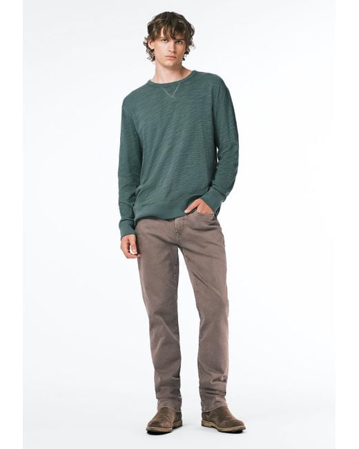 Buffalo David Bitton Brown Buffalo Jeans Straight Six Pants for men