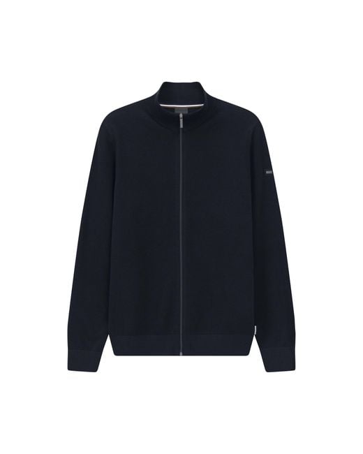 Bugatti Strickjacke Mit Reißverschluss in Blue für Herren