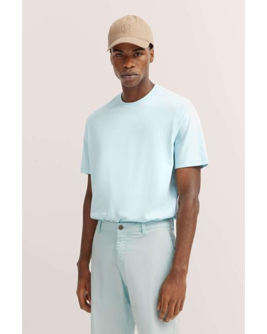 Bugatti T-Shirt Mit Print in Blue für Herren