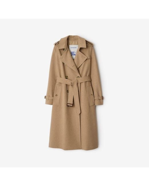 Burberry Natural Kensington Long Trench Coat