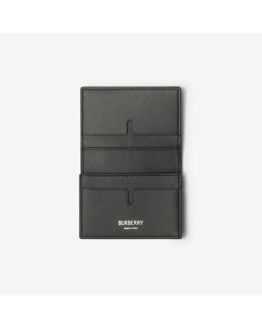 Burberry Check Folding Card Case in Blue für Herren