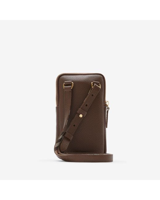 Burberry Brown Phone Pouch