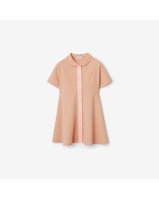 Burberry Pink Cotton Jersey Dress