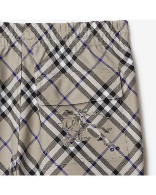 Burberry Multicolor Check Shorts for men
