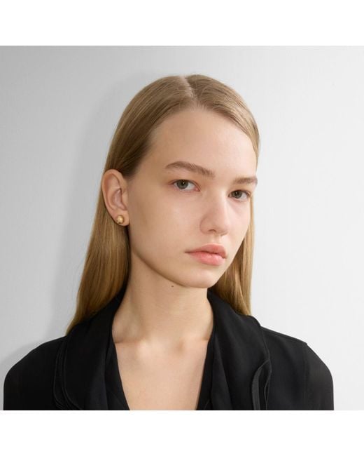 Burberry Metallic Ekd Sphere Stud Earrings​