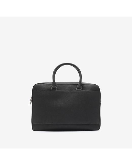 Burberry Black Knight Stamp Briefcase for men