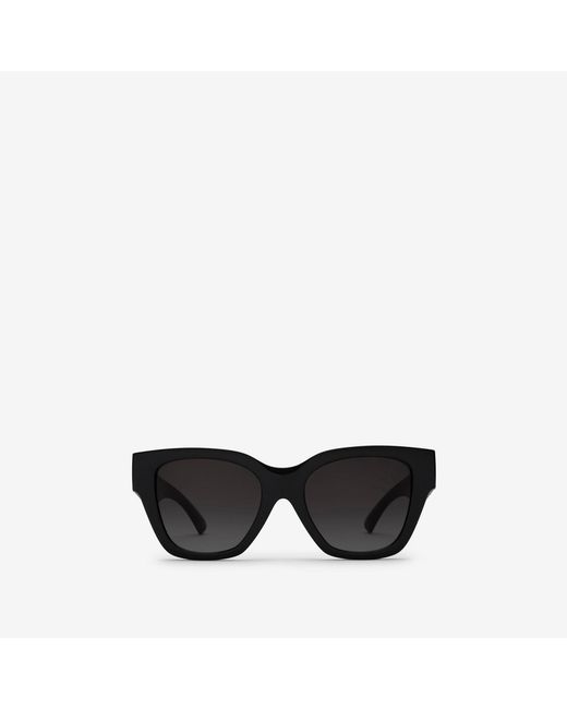 Burberry Black Heritage Square Sunglasses
