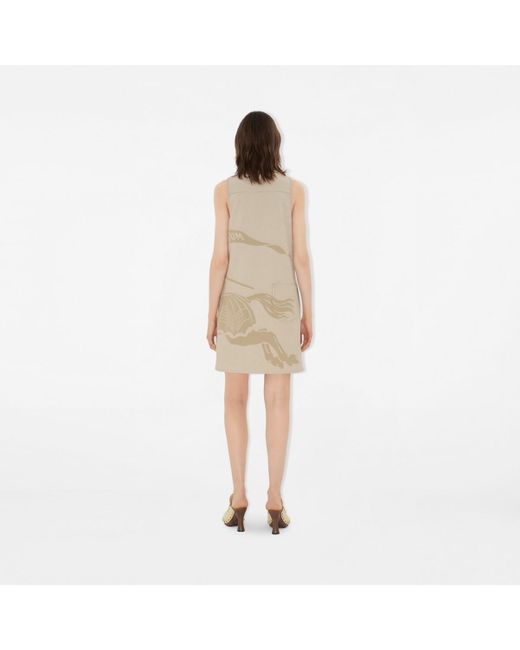 Burberry Natural Ekd Denim Dress