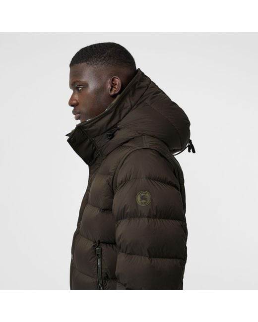 【BURBERRY】DETACHABLE HOOD DOWN-FILLED COAT BURBERRY Detachable hood nylon down-filled coat | Harvey Nichols
