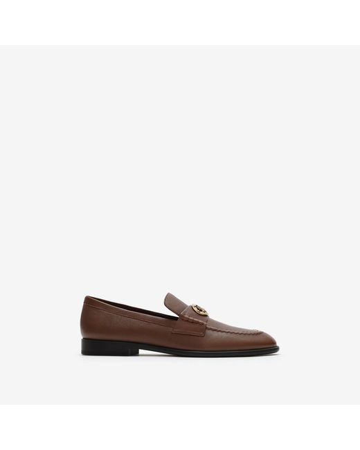 Burberry Brown Leather Opal Loafers