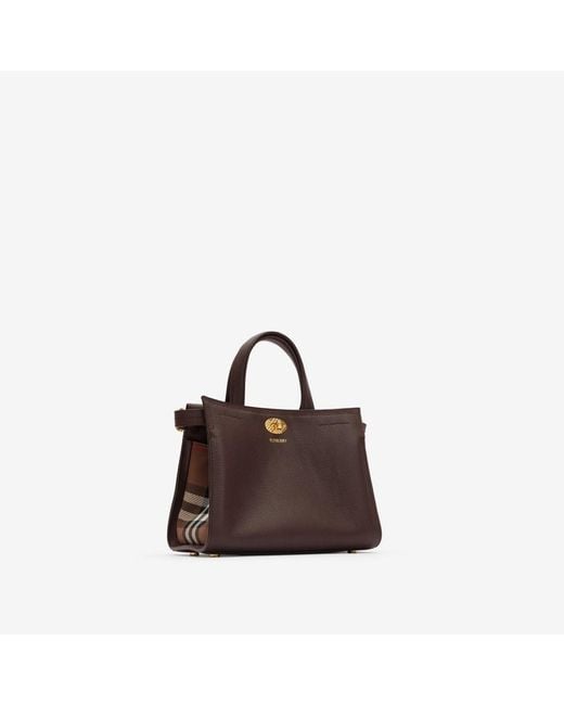 Burberry Brown Mini Check Cotswolds Tote