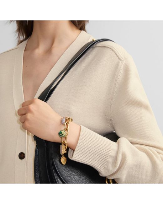 Burberry Metallic Charm Bracelet