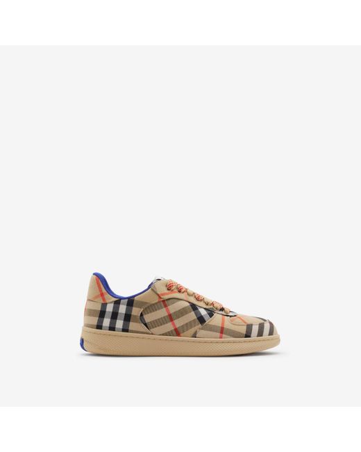 Burberry Natural Check Terrace Sneakers