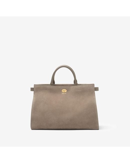 Burberry Gray Medium Cotswolds Tote