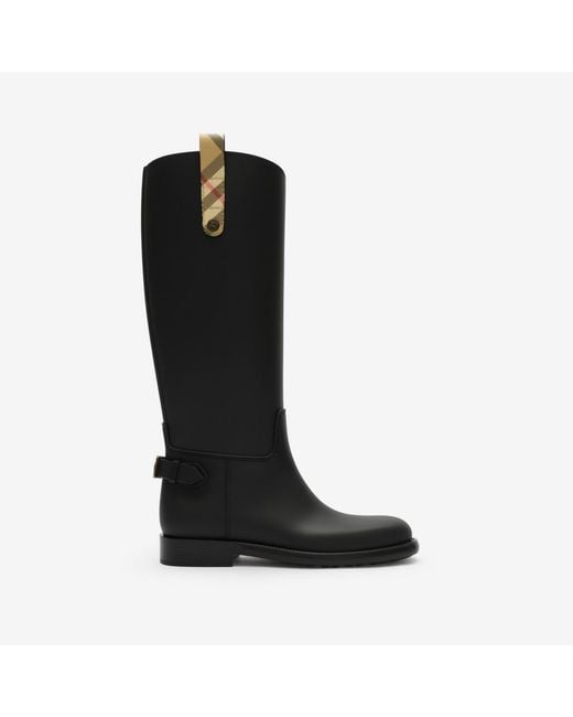 Burberry Black Cavalier Boots